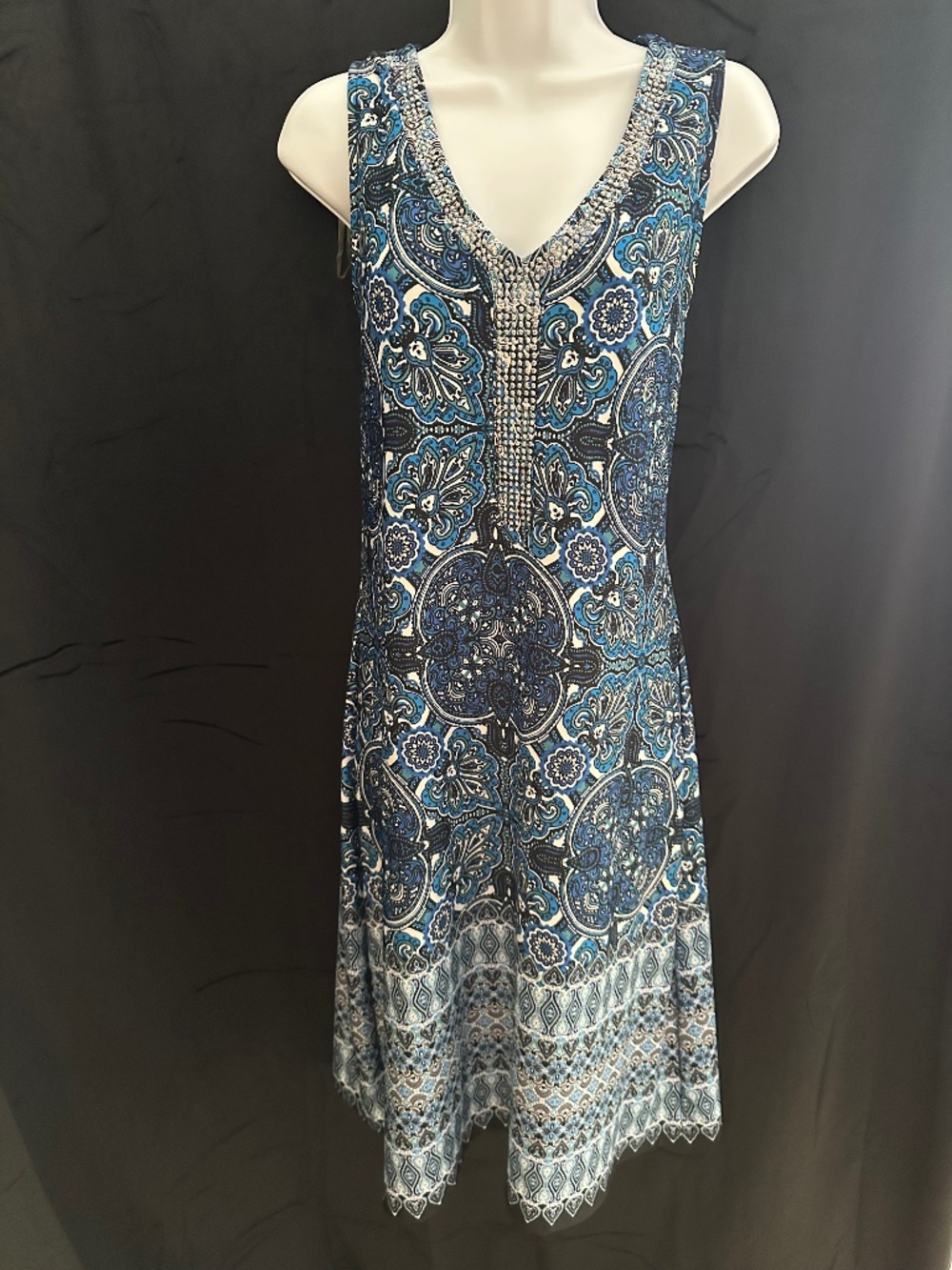 Notations women’s sleeveless midi dress, size L